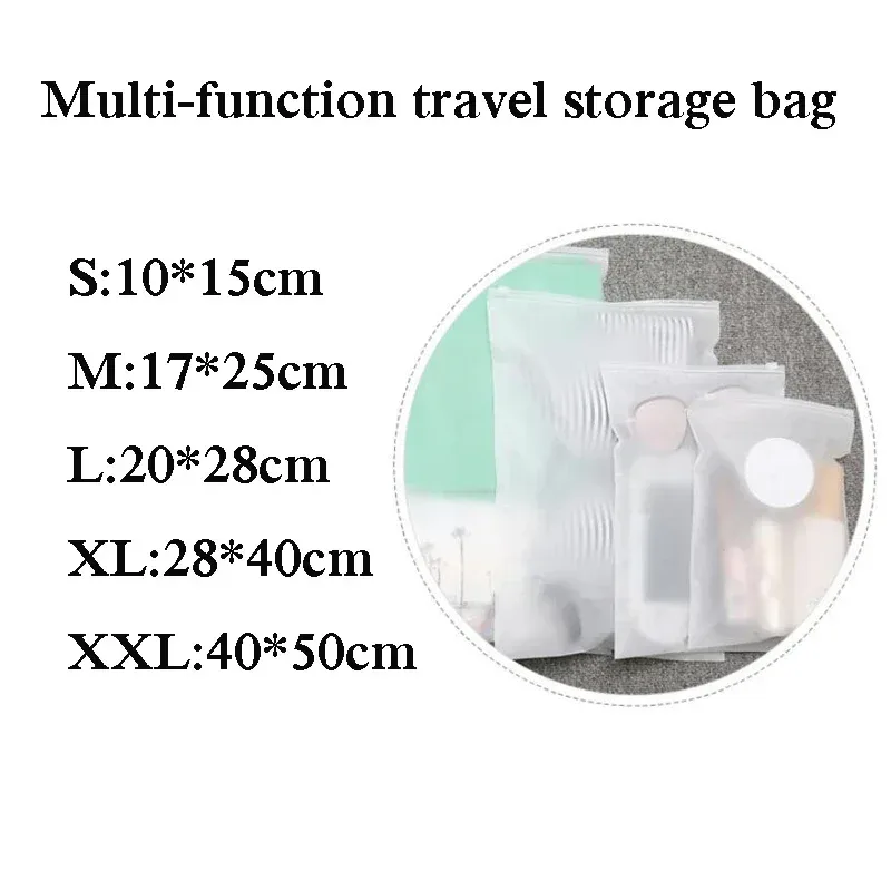 sac de voyage transparent imperméable pour cosmétiques, sac de rangement pour vêtements et chaussures, pochette de grande capacité, organisateur de voyage, trousse de toilette et de maquillage