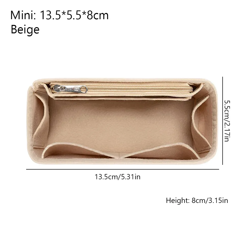 sac intérieur en feutre pour sac à main, grande capacité, multi-poches, sac portable, support de sac, organisateur pour loewe puzzle