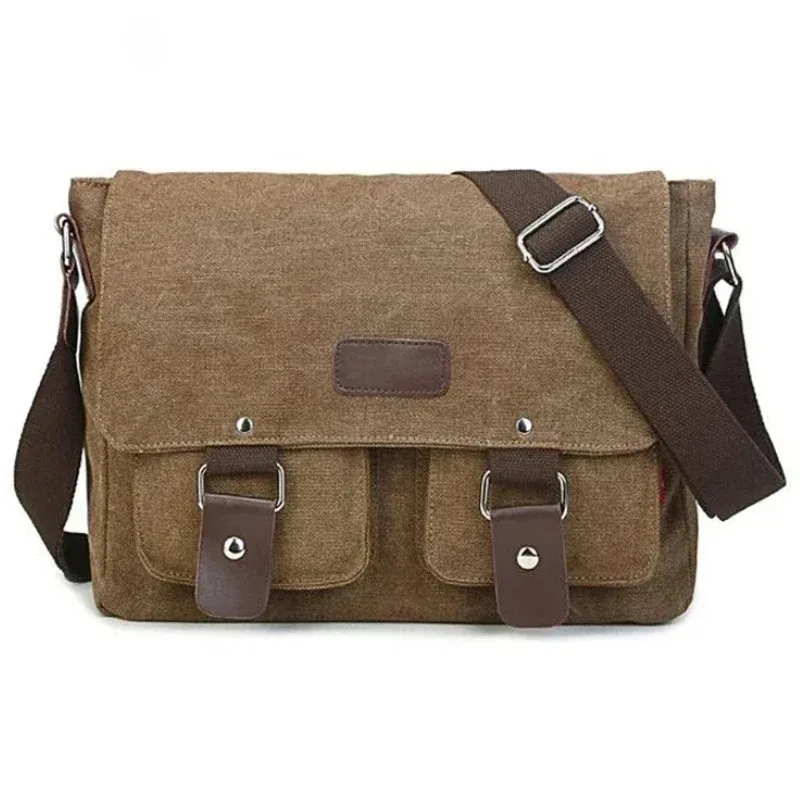hommes vintage toile sac hommes sac à bandoulière décontracté pour hommes sac de messager homme voyage sacs à bandoulière bolsa masculina