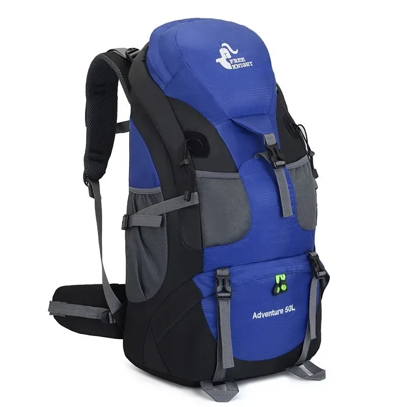 sac à dos de trekking en plein air pour hommes et femmes, sac de randonnée de camping, sac à dos d'alpinisme, sac de sport léger multifonctionnel, 50l