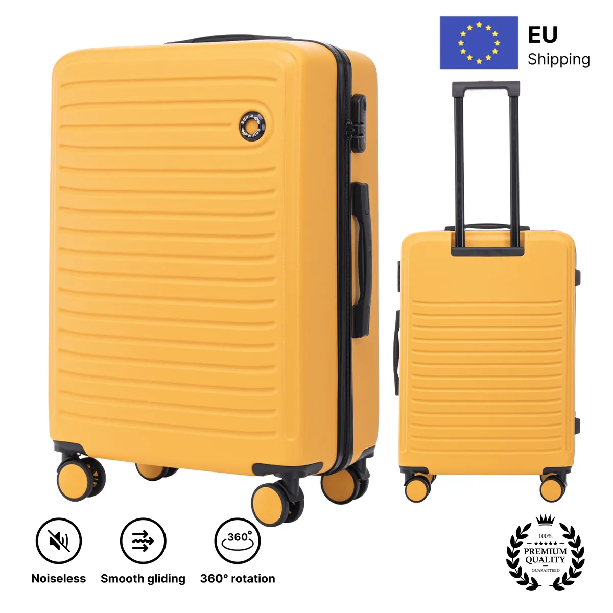 valise grande taille xxl, dimensions environ 75x50x30 cm ou 64.5x44x26.5 cm ou cabine 55x40x20 cm / haute qualité, 28 "24" 20 " au choix, valise abs + bagage cabine, valise de voyage avec serrure à combinaison et roulettes 360° ° 4 roues doubles