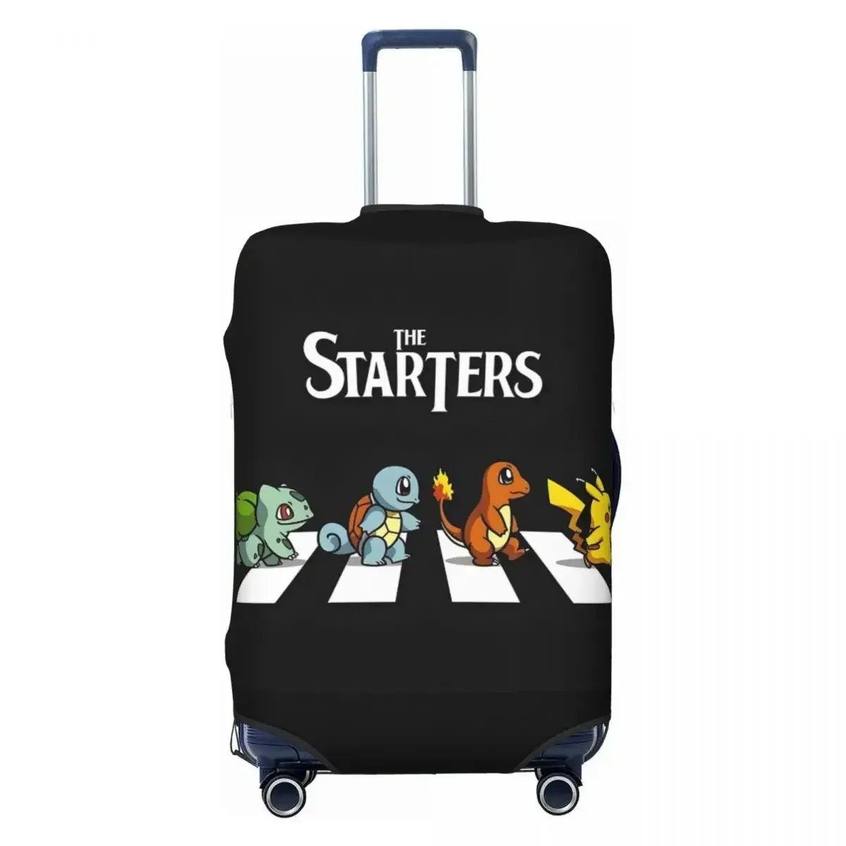 housse de valise à haute élasticité, motif p-pikachizer, convient aux bagages de 18 à 32 pouces, durable, lavable, anti-poussière, pour avion et voyages en voiture