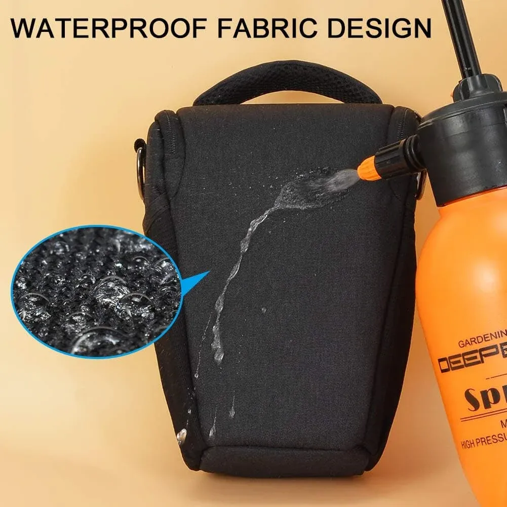 sac pour appareil photo numérique reflex caden, sac à bandoulière en nylon, sac pour équipement photographique, sac triangulaire pour appareil photo hybride pour nikon canon sony