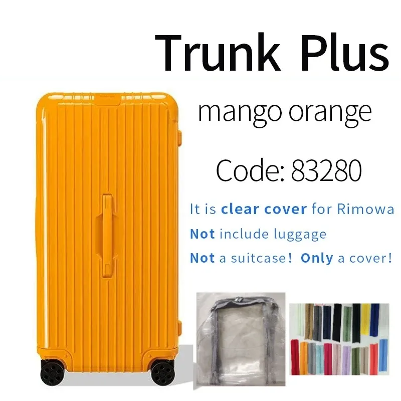 housses transparentes en pvc adaptées aux bagages rim essential 33 pouces, protection de valise de voyage, accessoires transparents, housse de protection anti-rayures