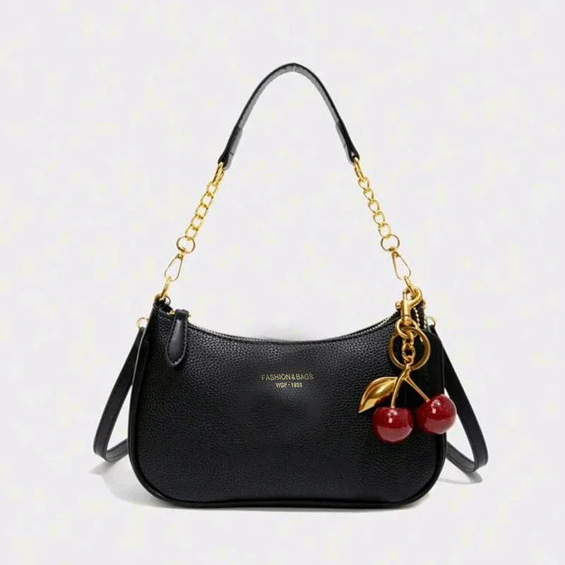 sac à bandoulière en cuir pu pour femmes, sac à bandoulière avec sangle réglable, fermeture à glissière, sac à main décontracté pour le travail et les voyages