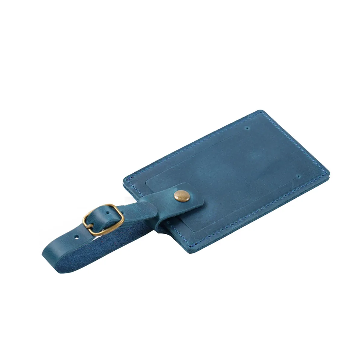étiquette de bagage en cuir vintage, étiquette de voyage en cuir pleine fleur de qualité supérieure, cadeau créatif pour les voyageurs, 11x7x5cm 40g