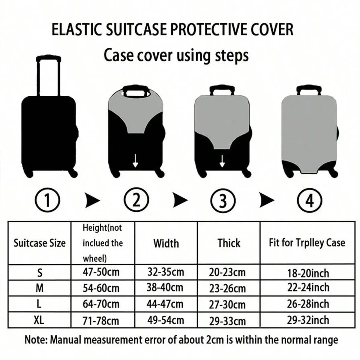 housse de protection pour bagages à motif d'ombre de chat arc-en-ciel coloré, adaptée aux housses de bagages de 18 à 32 pouces, aux gants de protection pour poignée de bagage, tra