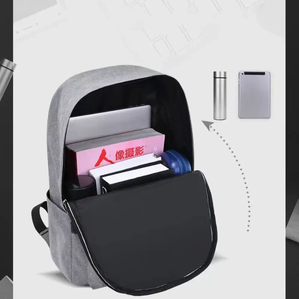 sac à dos polyvalent en tissu oxford de haute qualité 15 pouces noir gris bleu rouge sac d'ordinateur lavable sac à dos d'étudiant d'école unisexe