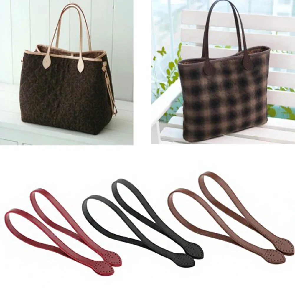 poignée sac cuir remplacement multicouleur longue arrondie bricolage accessoire voyage femmes sac main bandoulière