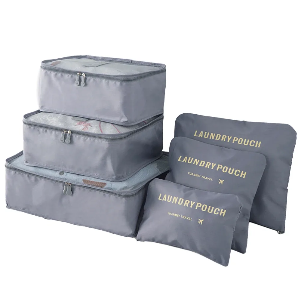 organisateur voyage sacs rangement oxford doux polyvalent transparent respirant fermeture éclair durabledurable pliable transport facile conception boucle empilable vêtements