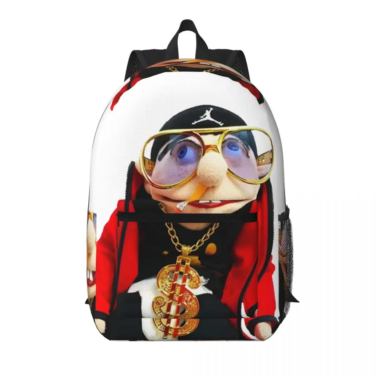 sac à dos d'étudiant sml jeffy, sac d'école, sac de randonnée, sac de voyage, sac à dos de jour pour hommes et femmes, sac à bandoulière
