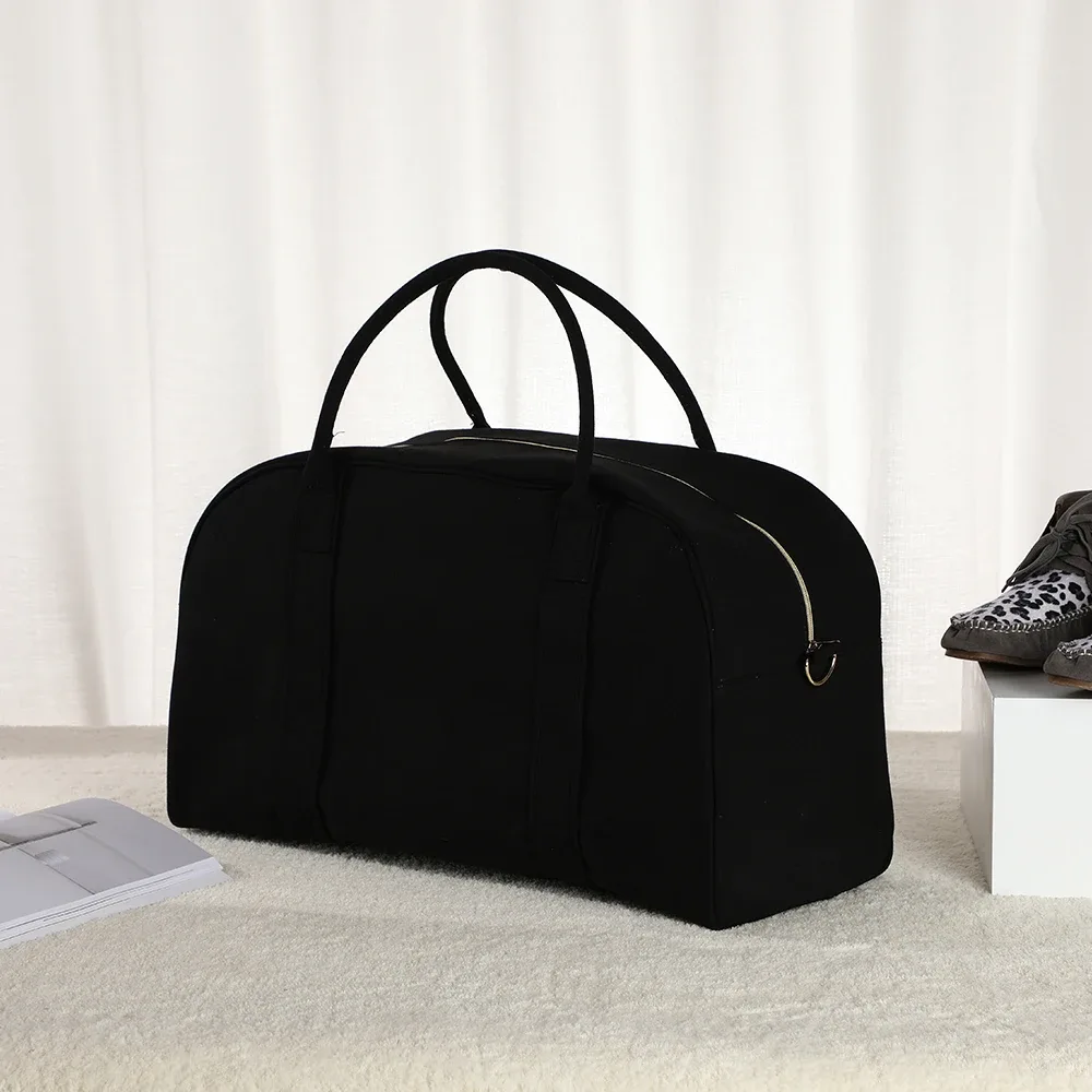 sac polochon en toile pour la fête des mères, pour femmes, week-end, sport, nuit, couleur unie, voyage, vacances, cadeau pour maman, idéal pour les voyages