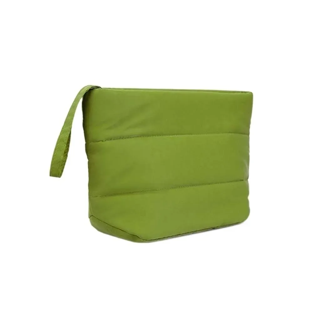 pochette de rangement couleur bonbon pour sac à main, grande capacité, pour maquillage, rouge à lèvres, serviettes hygiéniques, en coton doux