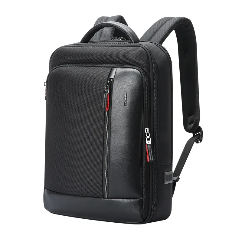 sac dos nylon noir extensible usb antivol business multi poches ordinateur portable travail capacité grande