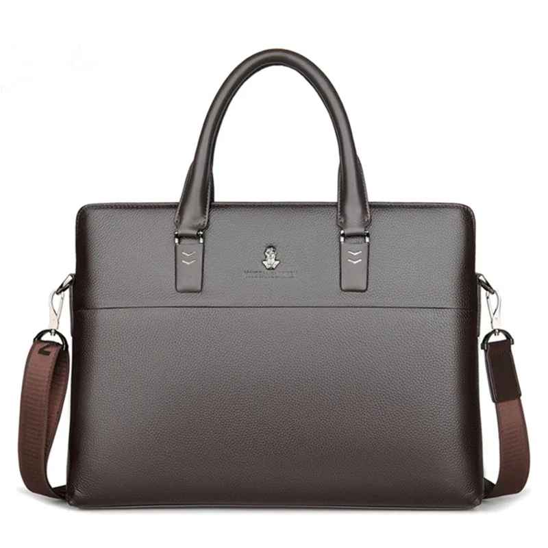 sac à bandoulière 2026 en cuir véritable pour homme, style horizontal, sac à dos pour homme, sacoche d'affaires en cuir pour documents