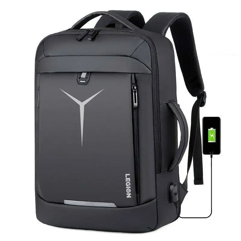 sac à dos unisexe antichute et antichoc pour ordinateur portable, nouveau style 2026, esthétique haut de gamme, sac à double bandoulière personnalisable en tissu oxford pour affaires