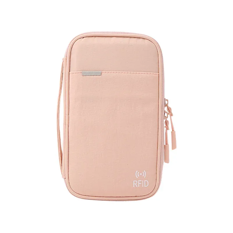 nouveau sac à passeport multifonctionnel, sac de rangement domestique imperméable, sac portable pour cartes d'identité et billets, portefeuille de voyage pour passeport