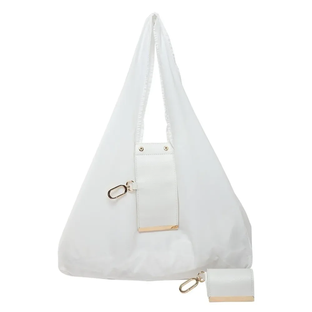 sac fourre-tout réutilisable mini format porte-clés, grande capacité, léger, pliable, sac de courses, porte-clés, écologique, extensible, sac réutilisable