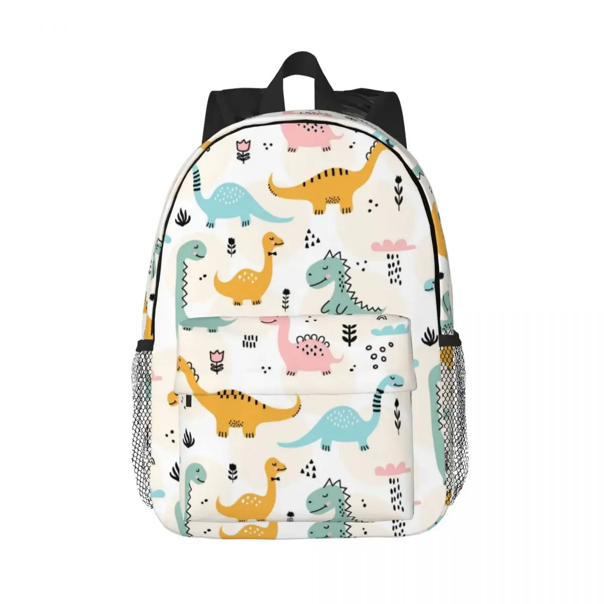 sac à dos de dessin animé drôle de dinosaure pour hommes et femmes, sac à livres de base, sac pour étudiants, sac pour ordinateur portable manga, école