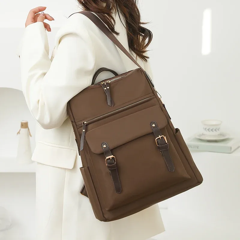 sac à dos de mode pour femmes, sac à bandoulière de haute qualité, sac à dos en nylon imperméable, sac à dos de grande capacité pour étudiants