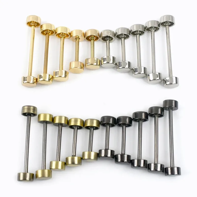 deepeel – boucle à vis de roue détachable, 15-40mm, fermoir d'haltère en métal, poignée de sangle de sac à main, accessoires de quincaillerie pour bagages, bricolage, 10 pièces