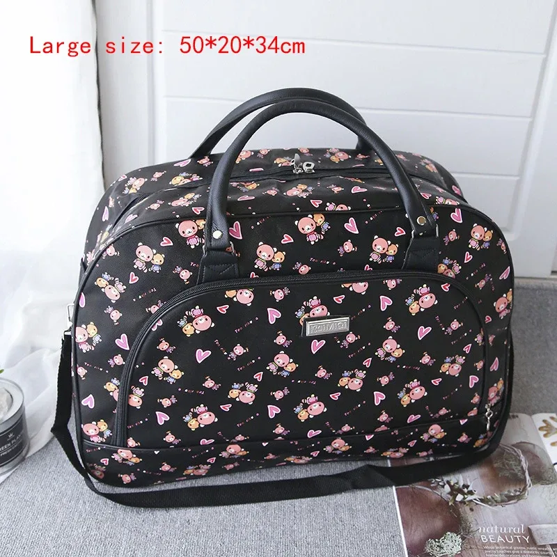 sacs de voyage college de dessins animés pour femmes et hommes, grand sac à main de voyage, sac de sport multifonctionnel, sac de voyage initié, week-end, mode 2022
