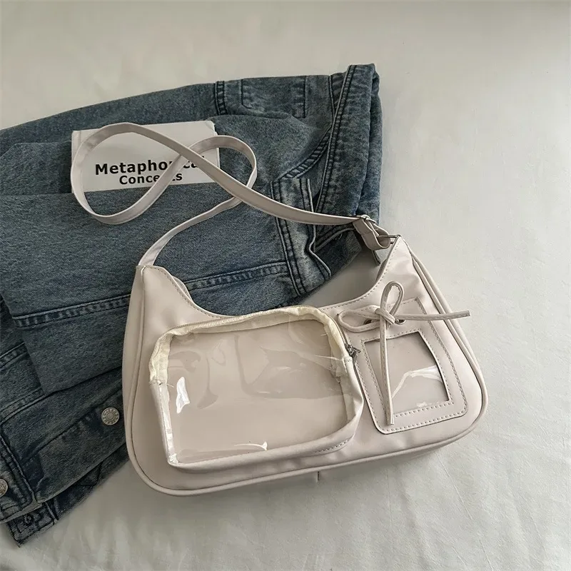 sac bandoulière polyvalent et léger pour les trajets quotidiens et les loisirs, tendance mode de niche, haute valeur, transparent