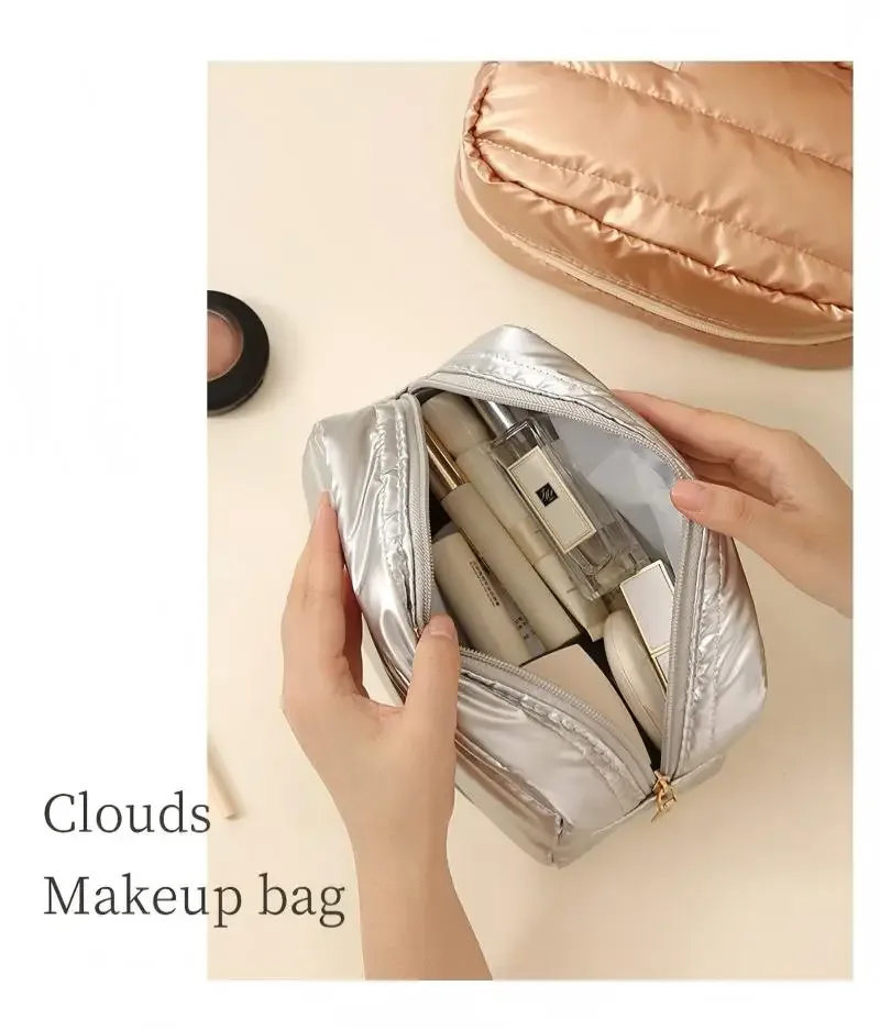 trousse de toilette de voyage portable multifonctionnelle grande capacité pour cosmétiques et maquillage – organisateur pour femmes, idéal pour les voyages d'affaires et le soin quotidien de la peau