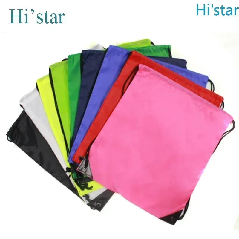 sac à dos à cordon de serrage pour chaussures, 10 pièces, sacs à bandoulière, sac de sport, couleur muti, personnalisé, logo personnalisé