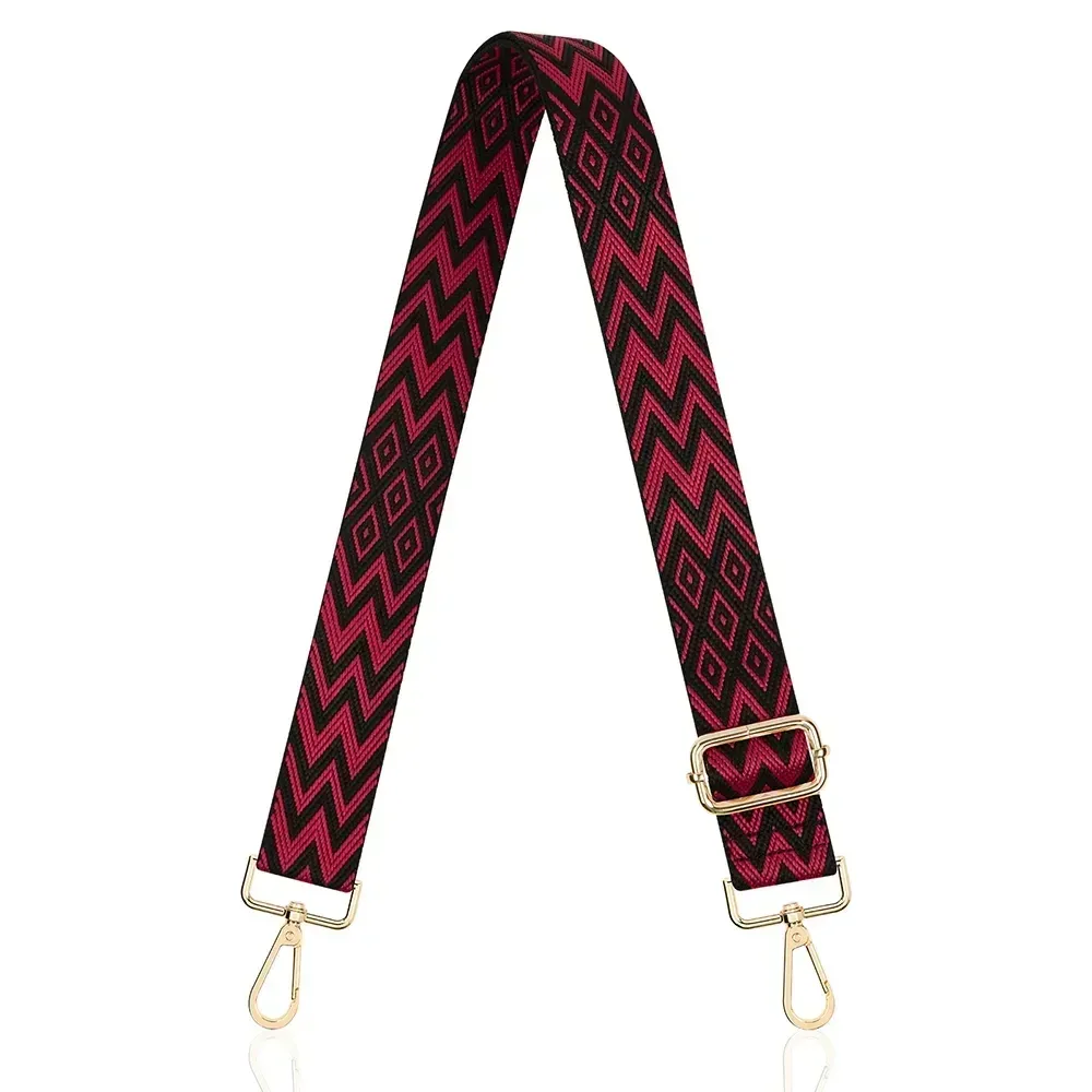 sangle de sac en nylon/coton pour femmes, sangles colorées pour bandoulière, accessoires de sac à bandoulière, ceintures réglables, sangles de sac à main
