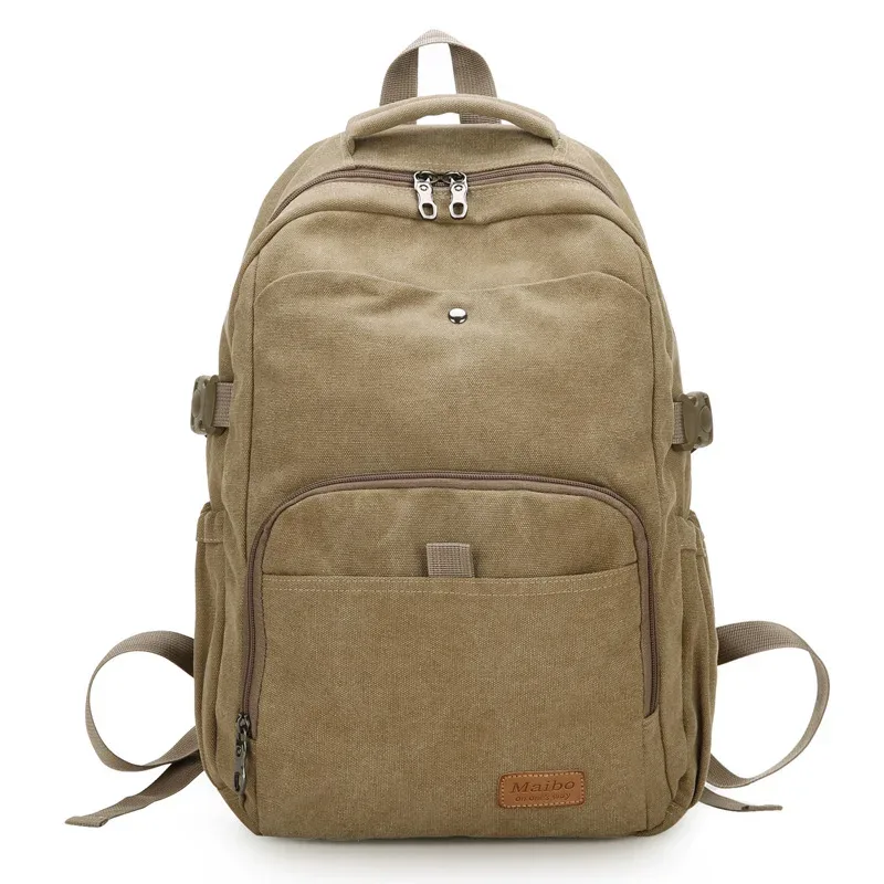 Nouveau coton toile sac à dos mâle Version coréenne de grande capacité étudiant sac femme rétro décontracté en plein air voyage sac à dos mochila