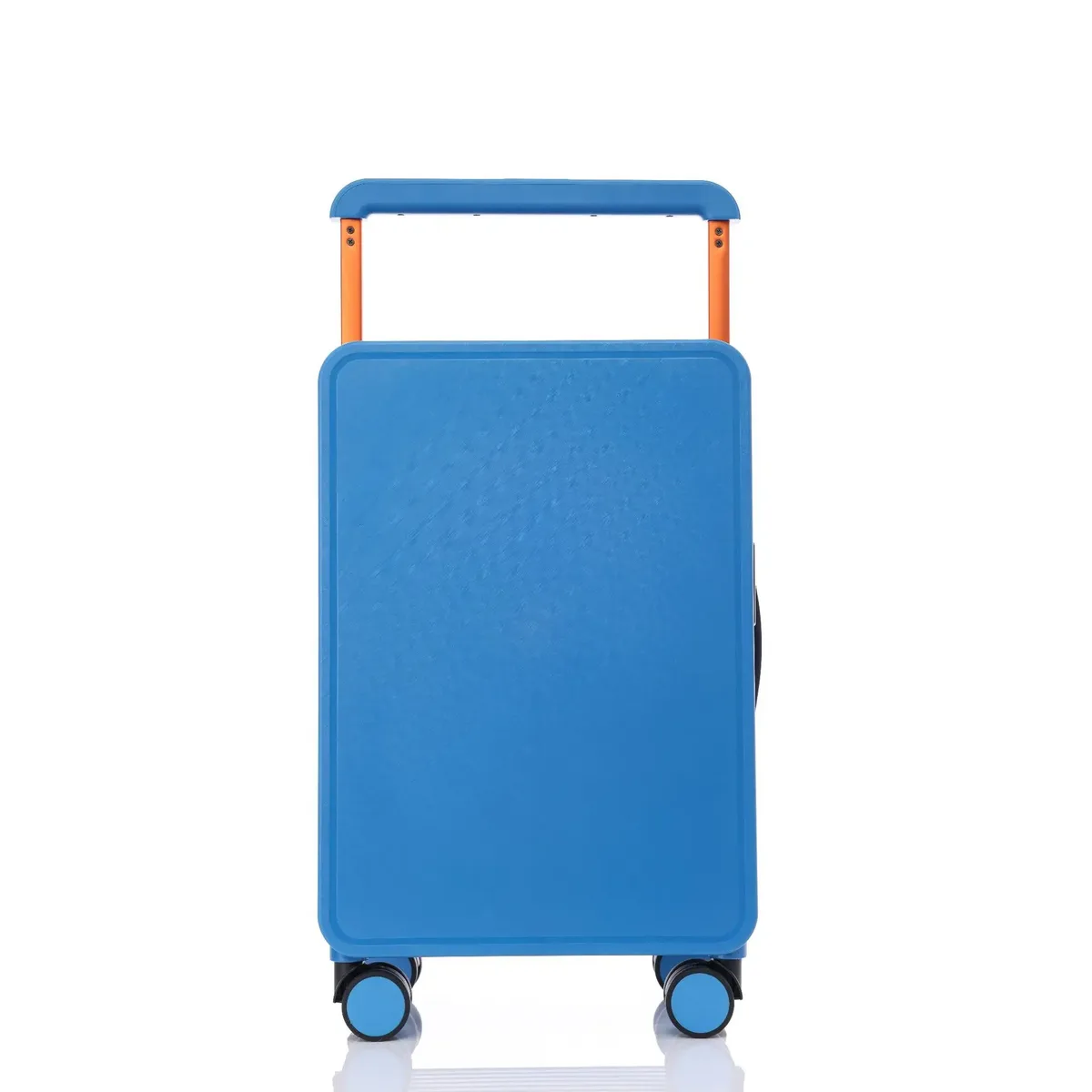 valise pc antirayures antipoussiere toupie roues poignées orange blanc bleu grandecapacite voyage fonctionnelle compartimentsinternes zippés