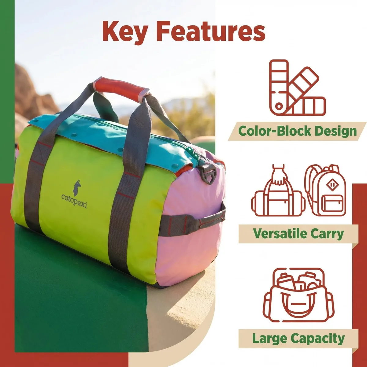 sac de sport et de yoga grande capacité 35l, sac à dos unisexe portable, sac de fitness multifonctionnel, sac de voyage bandoulière pour courts séjours