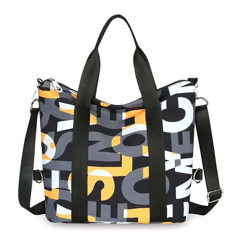 sac à main tendance en nylon pour femmes, grande capacité, sacs à bandoulière, fourre-tout en tissu oxford, sacs à main de voyage en plein air