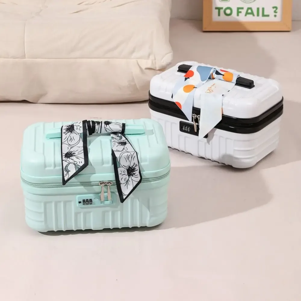 trend - trousse de toilette 17 pouces grande capacité, sac de rangement pour cosmétiques, étanche, portable, mini sac de voyage, pochette de rangement