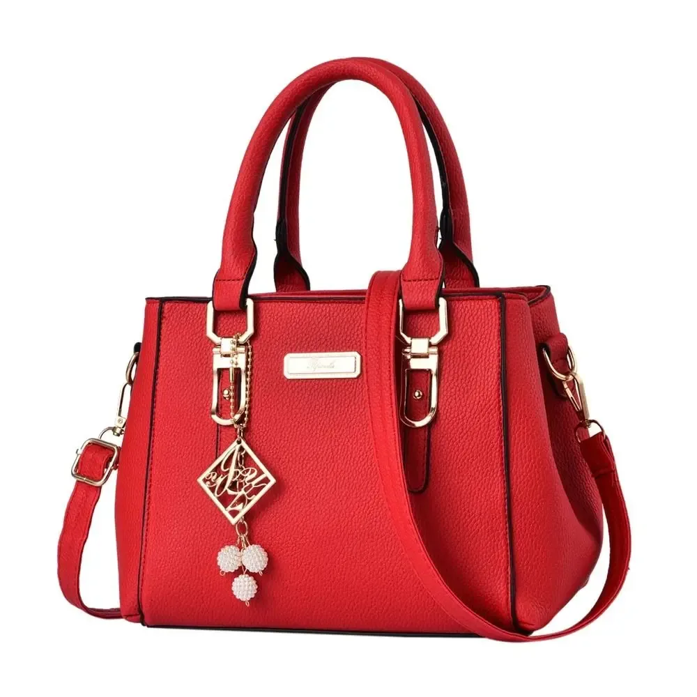 sacs à main en cuir tendance, poche ouverte, grande capacité, sac à bandoulière, sac messager en polyester et coton