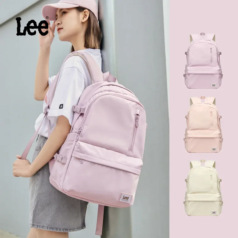 lee marque élégant unisexe ultraléger oxford école sac à dos homme femmes 15.6 pouces ordinateur portable sac d'école dames rose rouge meilleur cartable