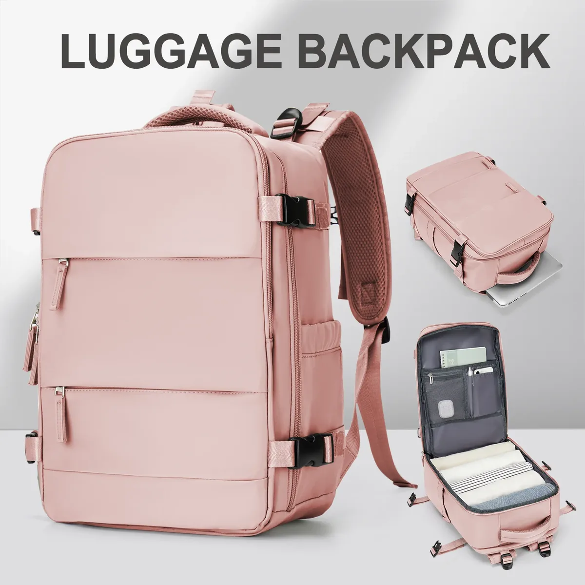 Sac à dos pour femme, sac à dos pour cabine d'avion, sac à dos de voyage pour avion 40x20x25, sac à dos imperméable, sac à dos pour ordinateur portable, sac à dos scolaire