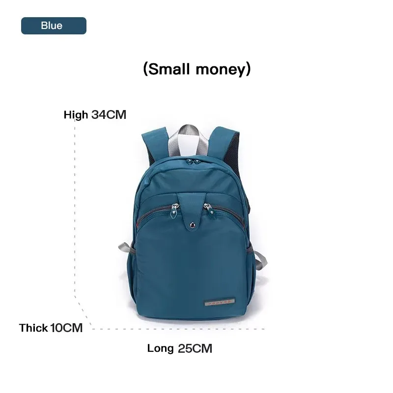 foueissac à dos en toile de nylon imperméable pour femme, sac d'école de voyage, sac de sport décontracté, grande capacité, mode, filles, 2587-11