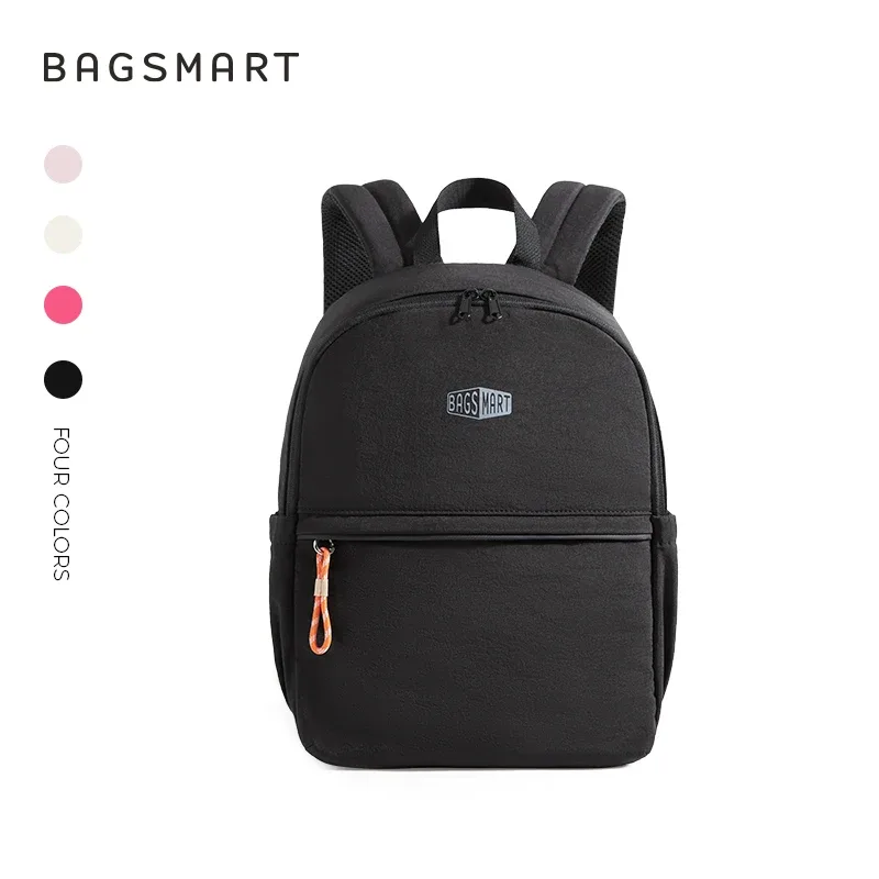 sac dos polyester rose compartiments ordinateur portable poches latérales extérieures confort voyage école travail collège banlieue multifonction