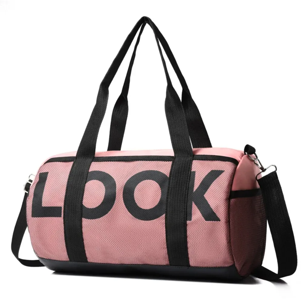 sac de voyage décontracté en nylon, grande capacité, motif look, sac à main de sport, robuste, imperméable, sac à bandoulière pour homme et femme
