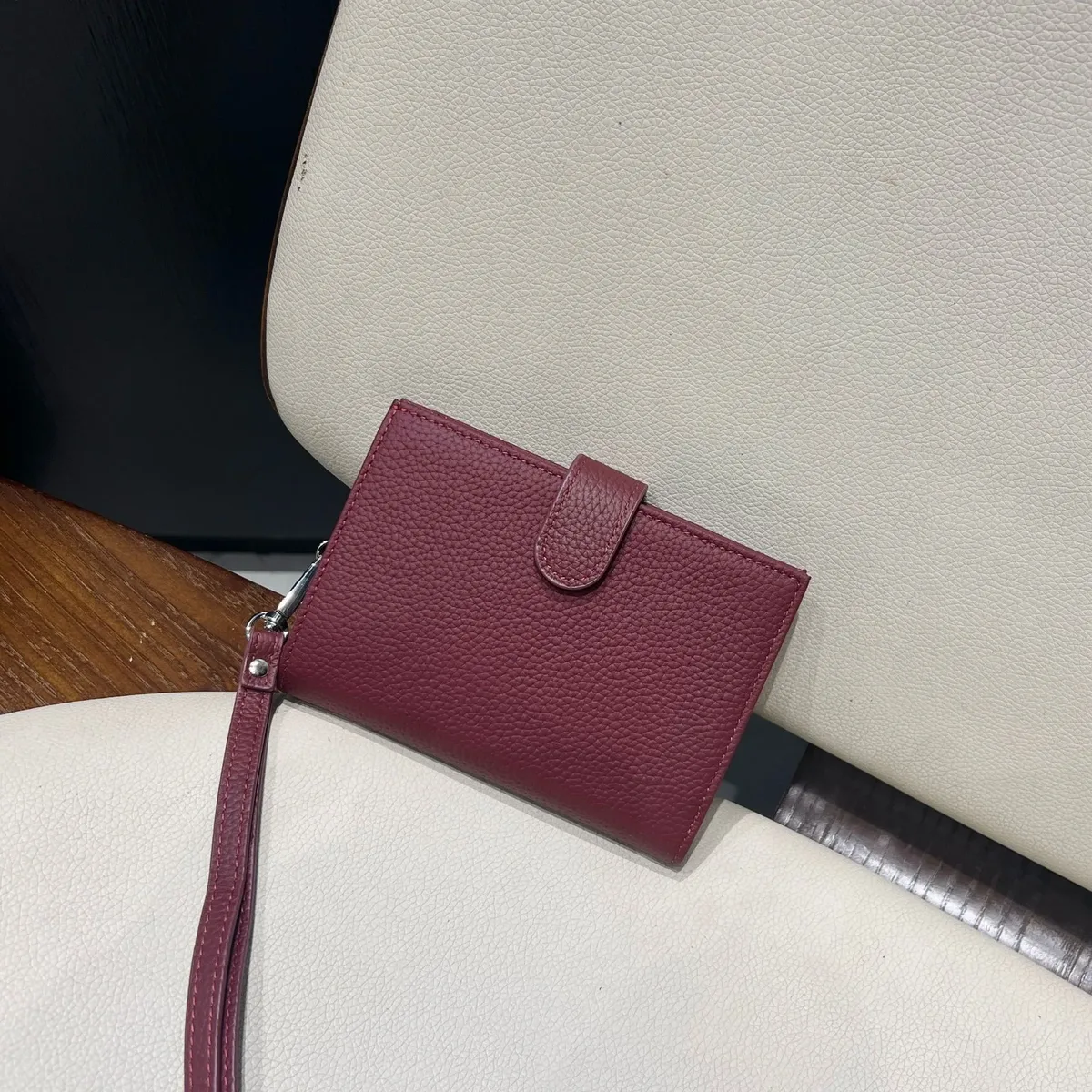 porte-passeport ultra-fin en cuir véritable avec nom personnalisé, nouveau porte-carte multifonctionnel, porte-billets, sac de rangement