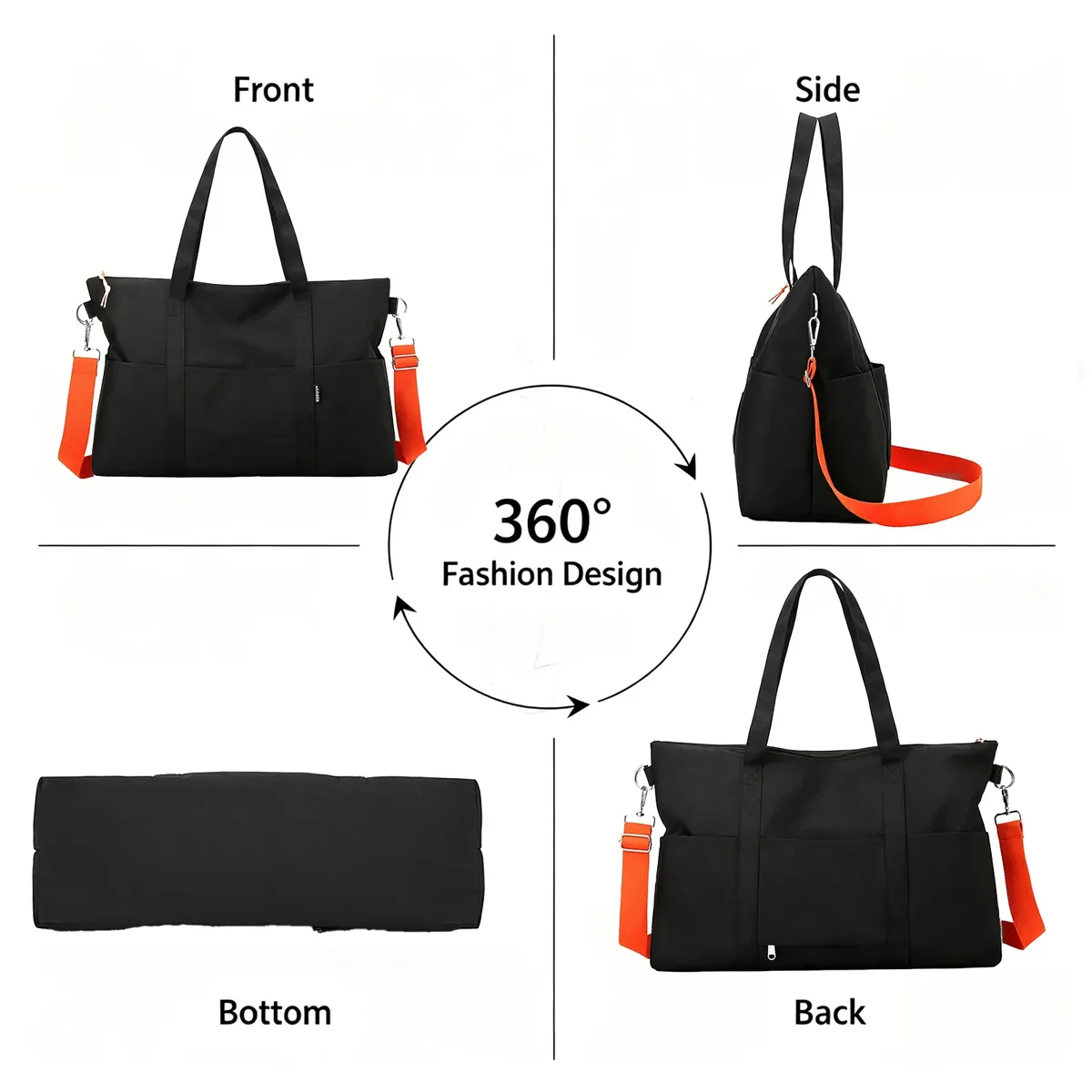 sac de sport pour hommes, sac de rangement indépendant pour chaussures, sac de voyage, sac de natation et de yoga pour femmes, séparé pour articles secs et humides