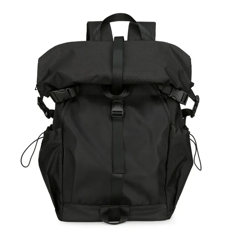 sac à dos de sport en plein air pour hommes, sac à bandoulière pliable enroulable, voyage fonctionnel, cartable pour étudiants