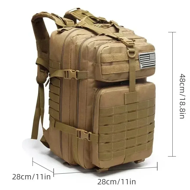 sac à dos tactique classique pour homme, grande capacité, camouflage, pour voyages, randonnée et activités de plein air