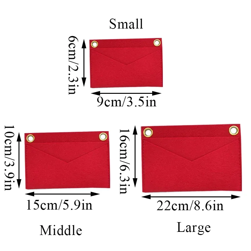 pour sac organisateur d'insertion de luxe avec chaîne sac à bandoulière sac à main design sac cosmétique intérieur portefeuille ceinture d'épaule et doublure
