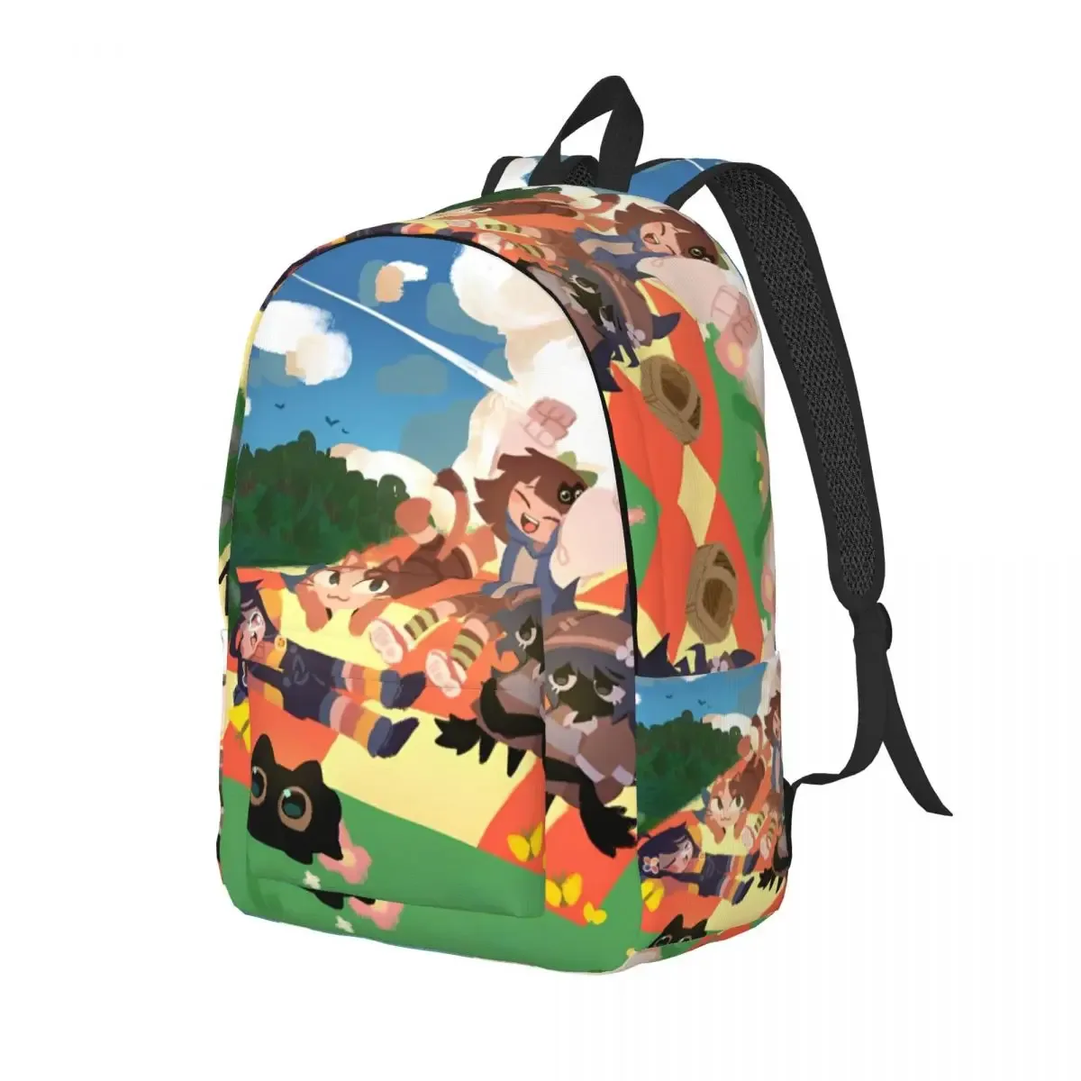 sac à dos d'éducation financière en papier anime pour hommes et femmes, sac à dos d'affaires pour étudiants adolescents, sac à bandoulière léger pour collège