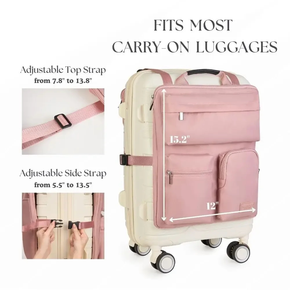 organisateur de bagages multi-poches, sac de rangement pour valise à accès rapide et mains libres, housse de transport résistante aux chocs
