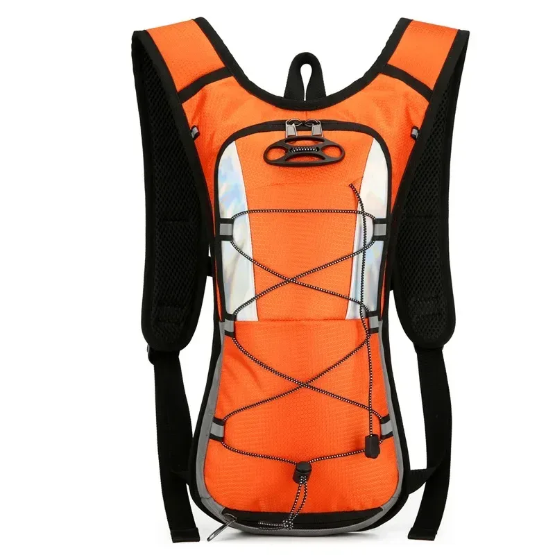 sac à dos de cyclisme 2026 avec filet pour casque, sac de jour, sac de rangement pour bouteille d'eau, sac à dos d'hydratation pour course à pied et jogging