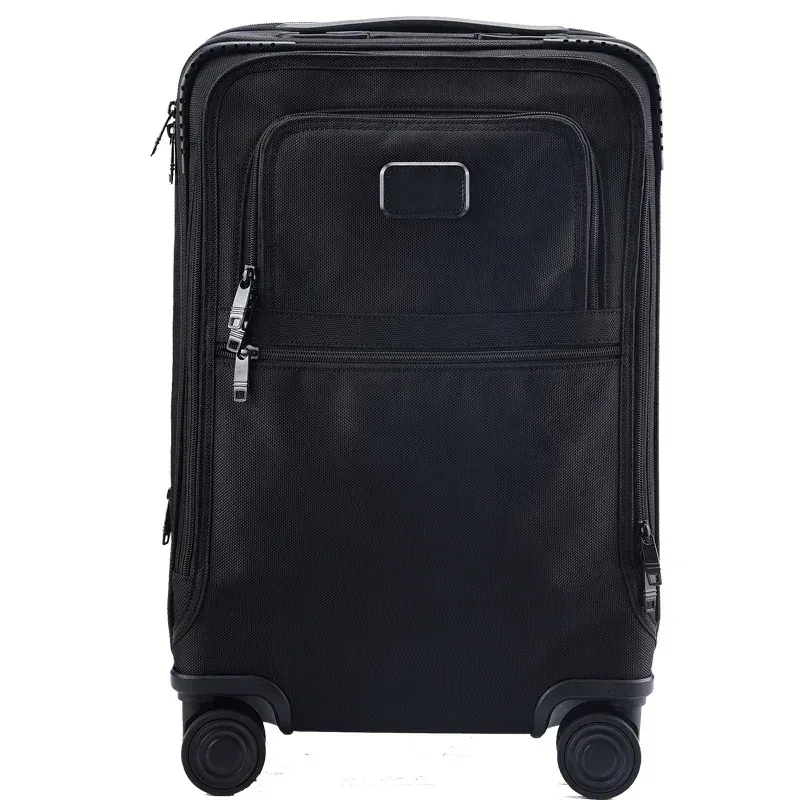 valise à roulettes en nylon balistique de 20 pouces, imperméable et résistante à l'usure pour hommes d'affaires, valise multifonction de haute qualité pour court voyage